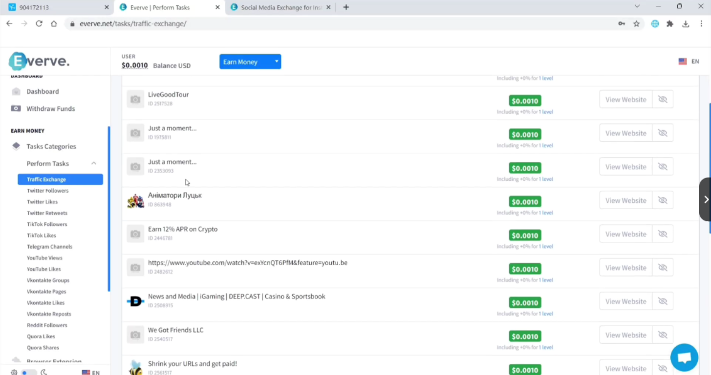 (5436期)外面收费1988海外平台点赞关注全自动挂机项目 单机一天30美金【脚本+教程】