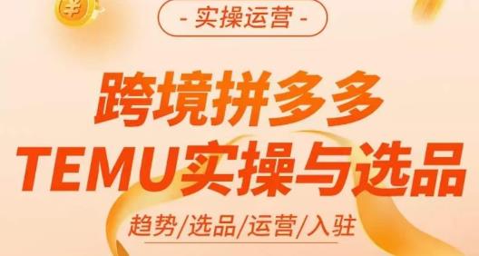 伍跃·跨境拼多多TEMU实操与选品,趋势/选品/运营/入住(27节完整) 伍跃·跨境拼多多TEMU实操与选品,趋势/选品/运营/入住(27节完整)