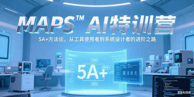 MAPSAI特训营，掌握 5A+方法论，从工具使用者到系统设计者的进阶之路